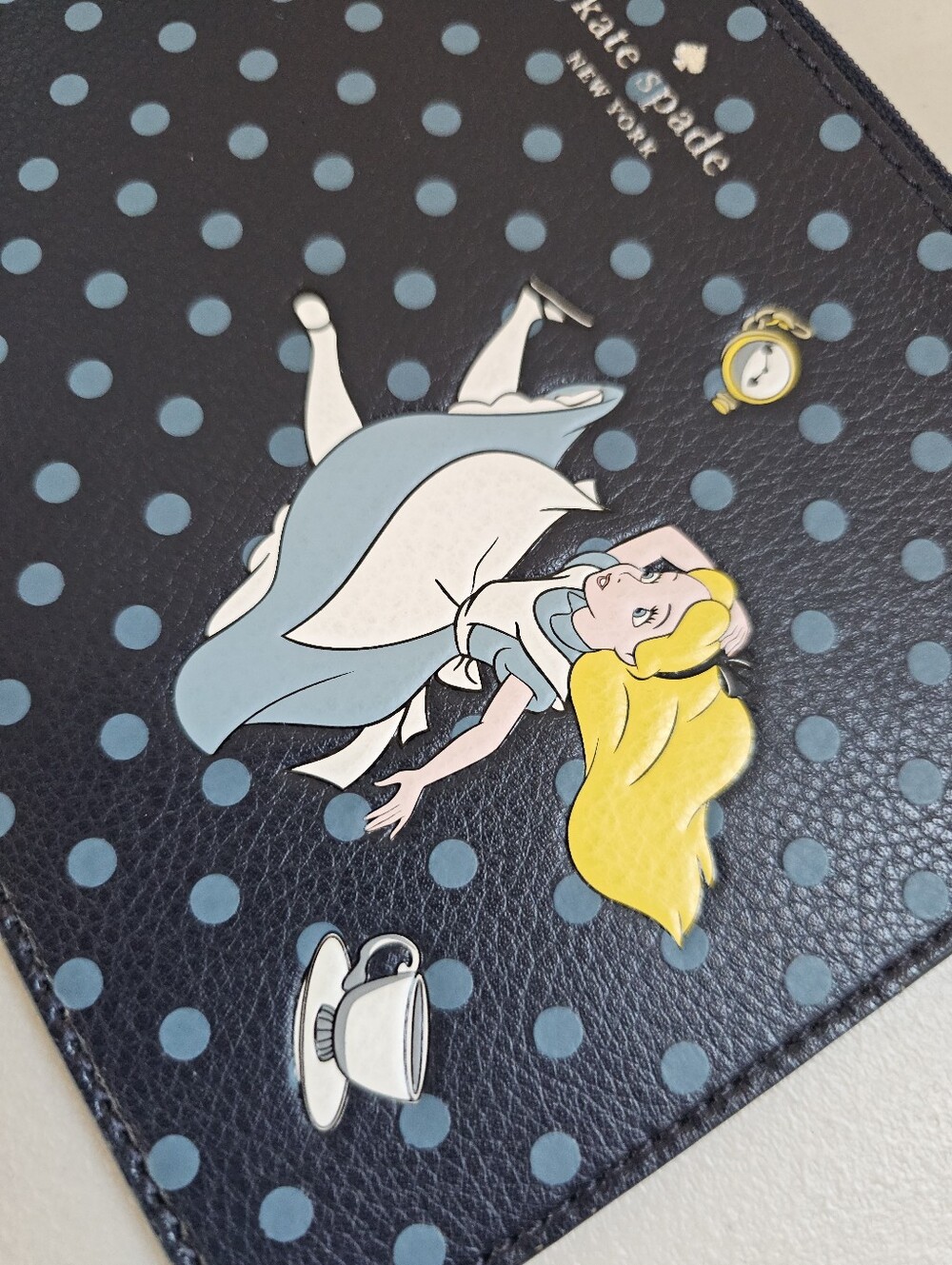 Kate Spade X Disney - Alice in Wonderland Tote Bag & Wristlet Matching Set - Picture 7 of 14